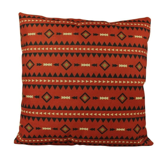 South Western Decor | Red Pattern | Pillow Cover | Boho Decor | Gift for Her | Decor Rustic | Happy Birthday | Gift for Mom | Home Decor