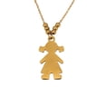 thumbnail image 1 of Collar MOLA Tag de Niña Acero Inoxidable Baño de Oro, 1 of 2