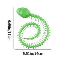 Halloween Luminous Skeleton Decorations Glow-in-The-Dark Snake Lizard Skeleton Plastic Fake Party Toys Halloween Props for Halloween Party Outdoor Decor