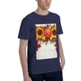 thumbnail image 2 of Bingfone Thanksgiving With Autumn Men'S Loose Fit Short-Sleeve Pocket T-Shirt, 2 of 7