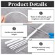 thumbnail image 4 of 48Pcs 7 Styles Round ABS Plastic Rod Solid Acrylic Dowel Rods ABS Styrene Plastic Round Bar for DIY Model Material Architectural Model Making DIY Sand Table, 4 of 5