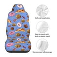 thumbnail image 5 of Pofeuu Fastfoods Print Automotive Car Seat Covers Flat Cloth Full Set Seat Covers,Car Seat Covers front seats for Cars Trucks and SUVs(Two packs), 5 of 7