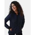 thumbnail image 1 of Women Front Zip Open Stylish Winter Jacket, 1 of 6