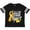Football Black and White, variant on Chilhood Cancer Awareness Yippee No More Chemo for Me Boys or Girls Toddler T-Shirt