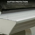 thumbnail image 5 of Accreate Gutter Guard, Leaf Filter Gutter Protection Mill Finish Aluminum Gutter Cover System for Gutters fits Any Roof Gutter Type, 5 of 8