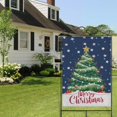 thumbnail image 4 of Merry Christmas Garden Flag Double Sided Welcome Flag Tree Santa Claus Yard Flag for Garden Lawn Farmhouse Thanksgiving Christmas Autumn Decorative Yard Flags Size, 4 of 6