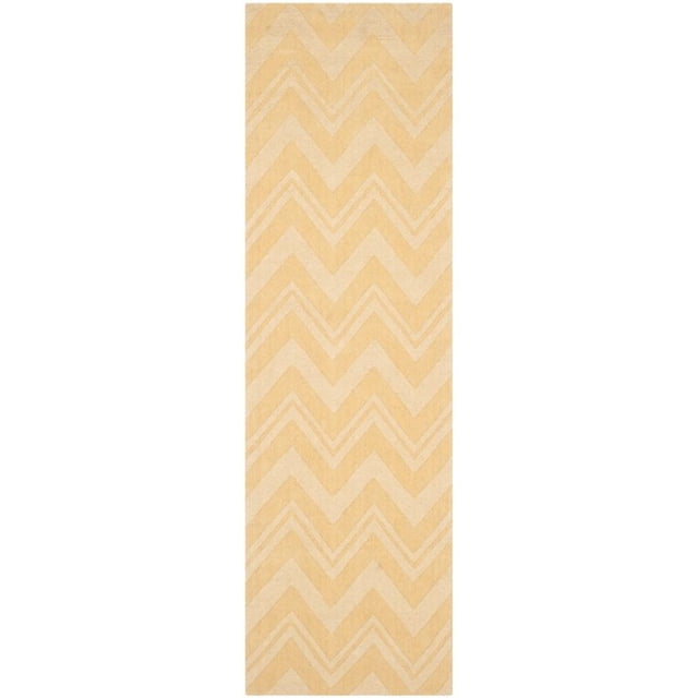 Safavieh Impressions 5' X 8' Hand Loomed Wool Rug in Gold