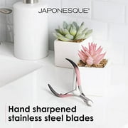 Japonesque Cuticle Nipper, Straight, Stainless Steel, with Cuticle Nipper, Multicolor