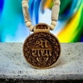 thumbnail image 3 of Kamada Combination of Shri Radha round pendant tulsi mala and Mahakal pendant Rudraksha mala,Spritual Pendant Necklace for Women and Men, 3 of 5