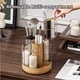 thumbnail image 5 of Soporte para brochas de maquillaje Siehpa3, giratorio 360°, 6 ranuras, acrílico, 5 of 9