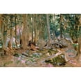 thumbnail image 3 of Sargent, John Singer 14x11 Black Modern Framed Museum Art Print Titled - Pine Forest, 3 of 5