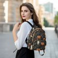 thumbnail image 6 of FORMRS Mini Backpack Purse for Women Quilted Travel Daypack Casual Shoulder Bag, Autumn Ghost Pattern, 6 of 7