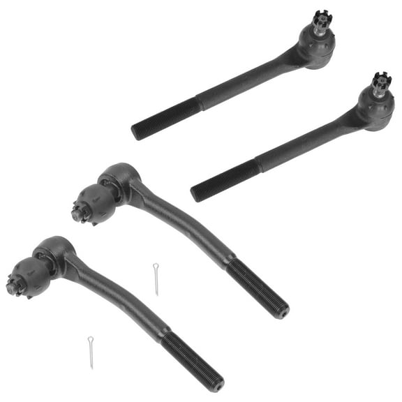 TRQ Inner & Outer Tie End Rod Steering Kit Set of 4 Fits Select Chevy Buick GMC Pontiac