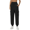thumbnail image 3 of ZSQDM Women's Casual Pants Men's Casual Shorts Black women casual pants Polyester XXXL, 3 of 7