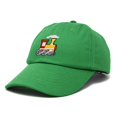 thumbnail image 5 of Dalix Train Cotton Dad Hat Adjustable Soft Baseball Cap Mens in Kelly Green, 5 of 5