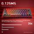 thumbnail image 3 of Teclado gamer Redragon K753 HE 60% mecánico con cable, 3 of 9