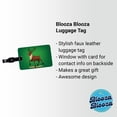 thumbnail image 2 of Reindeer Prancing Christmas Faux Leather Travel Luggage Tag, 2 of 7
