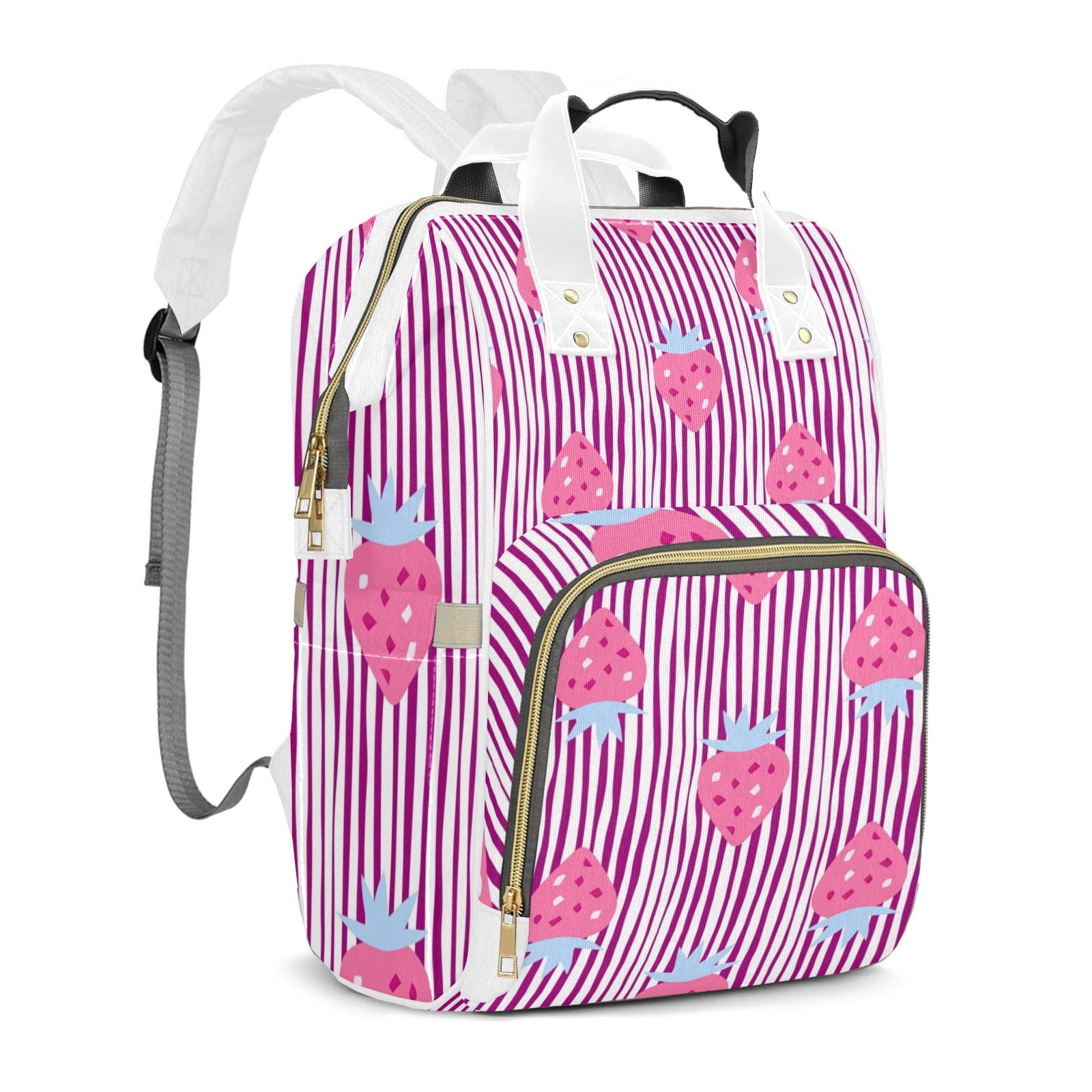 Novusopt Large Capacity Insulated Baby Bottle Pocket Backpack Diaper Bag