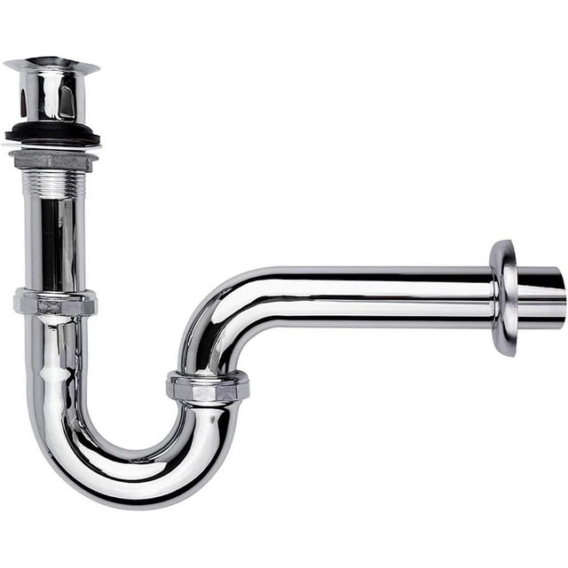 Urrea Cespol P/Lavabo C/Contra Cromado 216 negro 1