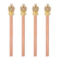 thumbnail image 1 of MasteelfCA 4PCS Service Access Valves 10.4cm Long Copper Air Conditioner Service Valves, 1 of 7
