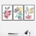 thumbnail image 2 of wall26 3 Piece Framed Canvas Wall Art for Living Room, Bedroom Leaf Theme Canvas Prints for Home Decoration Ready to Hang - 24"x36"x3 Panels, 2 of 5