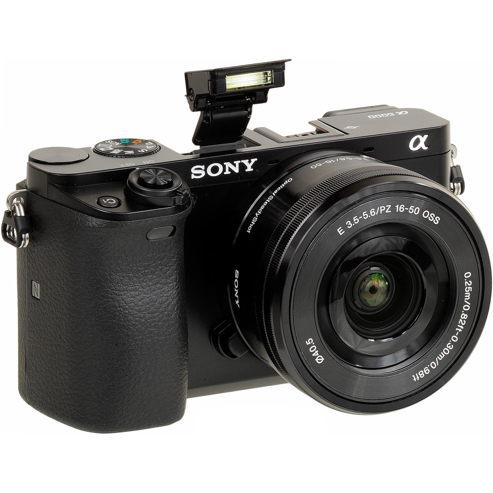 Pixel Hub a6400 Mirrorless Digital Camera with 16-50mm Lens 24.2 MP Zoom Lens f/3.5-5.6, Black