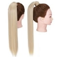 thumbnail image 3 of SEGO One Piece Ponytail Hair Extensions Clip in Wrap Around on Pony Tail Thick Real Natural Synthetic Fibre Ponytail Hairstyle Hairpiece for Women, 3 of 9