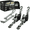 Gray, variant on JACO Retractable Ratchet Straps - 1" x 15 ft (1,760 lbs Break Strength) | Auto Self Retracting Cargo Tie Down Strap Set