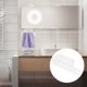 thumbnail image 2 of Hoja de la toalla 1pc Punch-Free Toaller Holder Acrílico Toalla Rack Accesorios de baño, 2 of 4