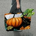 thumbnail image 7 of Leaves Premium Oxford Cloth Shopping Bags: Reusable, Foldable, and Spacious - Ideal Laundry Basket, Picnic Basket, and Laundry Bag, 7 of 7
