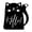 Black, variant on RealSteel Hello Cat Wall Art – Perfect Gift for Cat Lovers – Charming Home Décor (18"/Black)