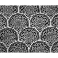 thumbnail image 4 of oneOone Polyester Lycra White Fabric Floral Mandala Fabric For Sewing Printed Craft Fabric By The Yard 56 Inch Wide, 4 of 4
