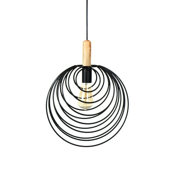 IGOTO LUMINARIO COLGANTE COLOR NEGRO VINTAGE 6 IGOTO Luminario decorativo