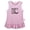 Pink Sleeveless Dresses, variant on Daddy's Future Golfing Buddy Funny Dresses For Baby, Newborn Babies Skirts, Infant Princess Dress, 0-24M Kids Graphic Clothes (White Sleeveless Dresses, 0-6 Months)