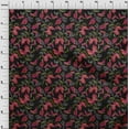 thumbnail image 3 of oneOone Polyester Lycra Fabric Laceleaf Leaves Sashiko Printed Craft Fabric BTY 56 Inch Wide, 3 of 4