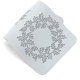 thumbnail image 4 of Moldes de encaje para tartas con 2 agujeros para coronas navideñas, moldes de encaje para fondant, moldes de encaje de silicona para decoración de tartas, 4 of 5