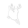 Mossy Oak Graphics 13023 'Whitetail Buck Jumping' Decal