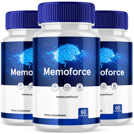 Memoforce Advanced Memory and Focus Supplement Memo Force Nootropic 180 Capsules