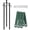 1, variant on Duty Steel Tree Stake Kits,Tree Staking and Supports Kits for Young Trees Against Bad Weather, Include 3 PCS Tree Straps for Staking, 3 PCS 11.8 Inch Tree Stakes and 31.2 Feet Rope for Anchoring