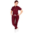 thumbnail image 2 of Uniforme Médico Dama, Enfermera, terapeuta, Doctora M13 VINO CH, 2 of 3