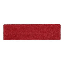 Rubbermaid Commercial Adaptable Flat Mop Microfiber Pad - 19.5" Length x 5.5" Depth - MicroFiber - Red