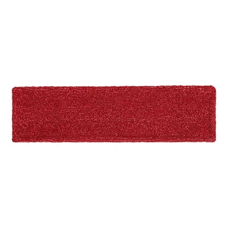 Rubbermaid Commercial Adaptable Flat Mop Microfiber Pad - 19.5" Length x 5.5" Depth - MicroFiber - Red