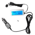 thumbnail image 2 of Car Temperature Meter， Car Digital 12V LCD Display  Indoor Outdoor Sensitivity   Temperature Meter, 2 of 8