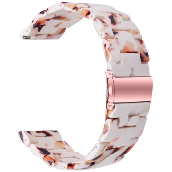 Bracelets en Résine Compatibles avec Garmin Venu Sq & Venu Band Femme Fille, Bracelet de Rechange 20MM en Résine Unique Élégant Ajustable Accessoire de Bracelet de Rechange pour Garmin Venu Sq & Venu Montre Intelligente