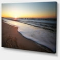 thumbnail image 2 of Bord de Mer sous le Ciel de Soleil Ardent - Art Moderne de Toile de Bord de Mer, 2 of 4