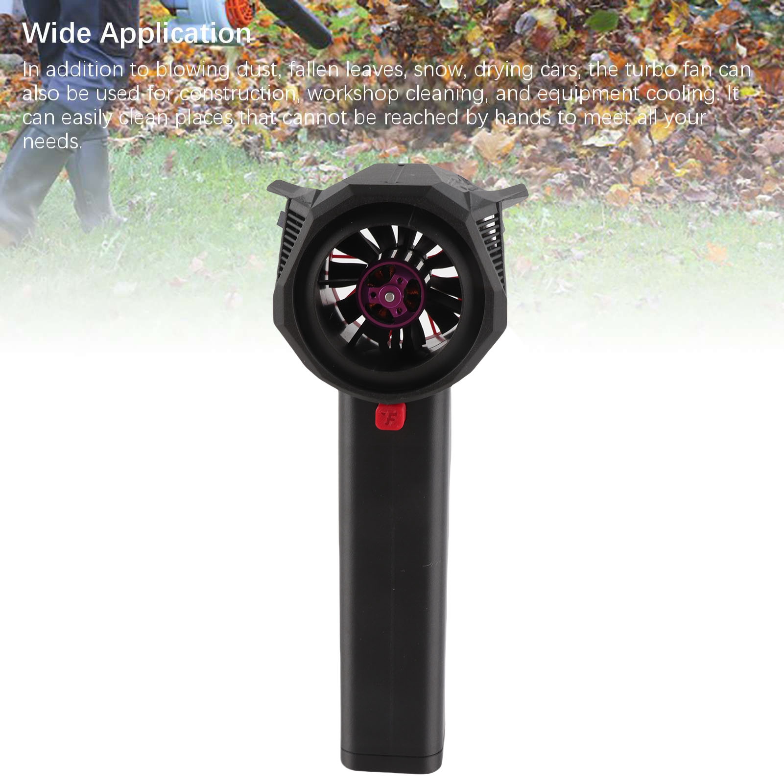 Electric Air Duster, Air Blower Duster Lightweight 64mm Brushless Motor 140000PRM Support 50W Fast Charging Stepless Speed Control  For Indoor