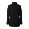 thumbnail image 4 of Elegant High Neck Solid Knit Pullover For Cozy Everyday Sweater Without, 4 of 9