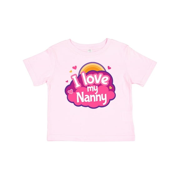 Inktastic I Love My Nanny Grandchild Girls Baby T-Shirt
