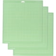 thumbnail image 1 of HUGFEGWE 3PCS 12 * 12 Inch Replacement Cutting Mat Adhesive Gridded Cutting Mats Compatible with Silhouette Cameo Cutting Machine Explore Plotter Machine CA919-130171, 1 of 9