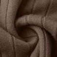 thumbnail image 6 of MOJOGO Women's Warm Base Layer Lightweight Ribbed Knit Long Sleeve Pullover Tops Spring Fall Mock Neck Shirts Brown Free Size, 6 of 8
